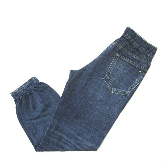 NWT rag & bone Miramar Jogger Sweatpants in Merest Photo Print Faux Jean Pant S - Picture 6 of 6